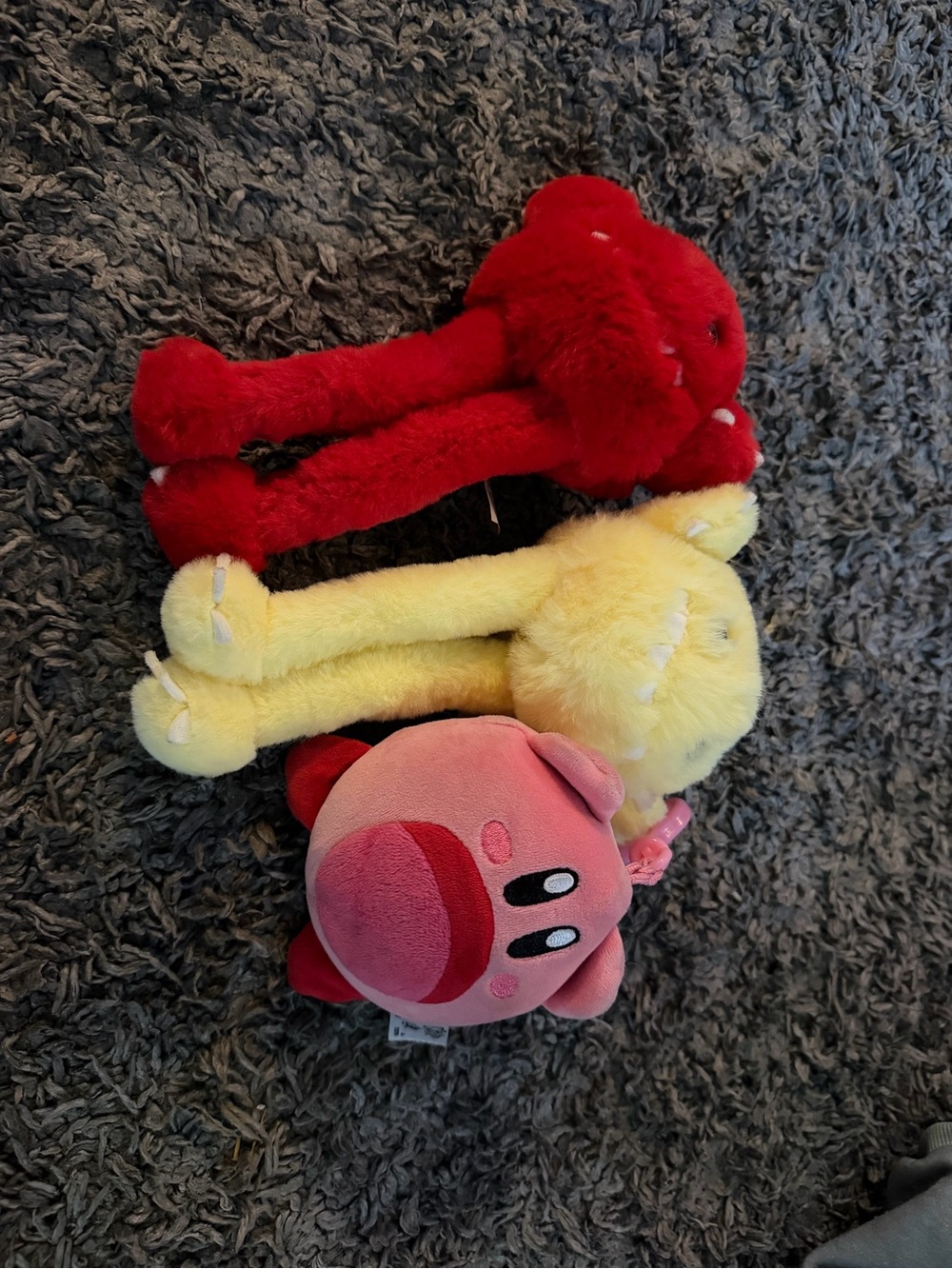 POP Mart Hug me plush keychains + Kirby